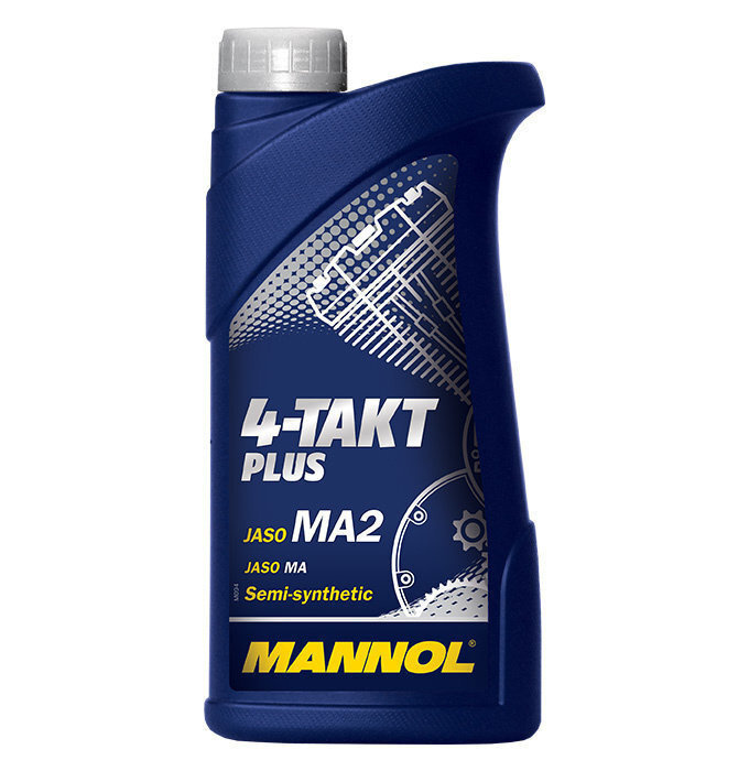 MANNOL 4-TAKT PLUS 10W-40 Масло моторное, Полусинтетическое, 1 л #1
