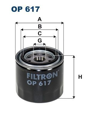 FILTRON Фильтр масляный арт. OP617 #1
