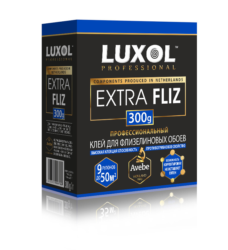 Клей для обоев флизелиновых LUXOL EXTRA FLIZ Professional 300 г #1