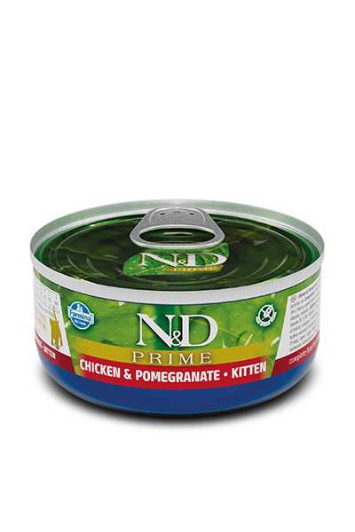 Farmina (Фармина) ND PRIME CHICKEN & POMEGRANATE KITTEN WET FOOD 70г (6штук). Полнорационный беззерновой #1