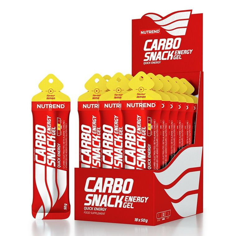 Энергетический гель питьевой NUTREND 18x50 Carbosnack саше 18 шт x 50 г, Лимон  #1