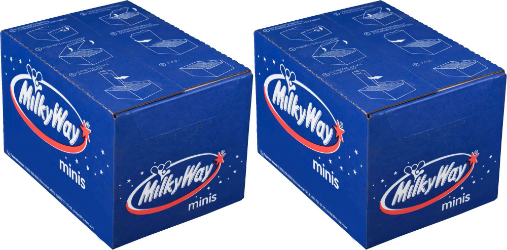 Шоколадные батончики Milky Way Minis, комплект: 2 упаковки по 2.5 кг  #1