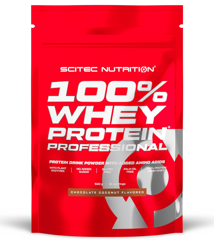 Протеин сывороточный Scitec Nutrition 100% Whey Protein Professional 500 г шоколад-кокос  #1