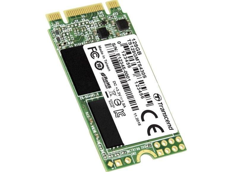 Transcend 256 ГБ Внутренний SSD-диск Жесткий диск SSD 256GB TS256GMTS430S M2 (Жесткий диск SSD 256GB #1