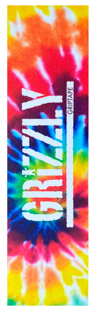 Шкурка для скейтборда / самоката / Grizzly Tie Dye Stamp Summer Griptape Multi  #1