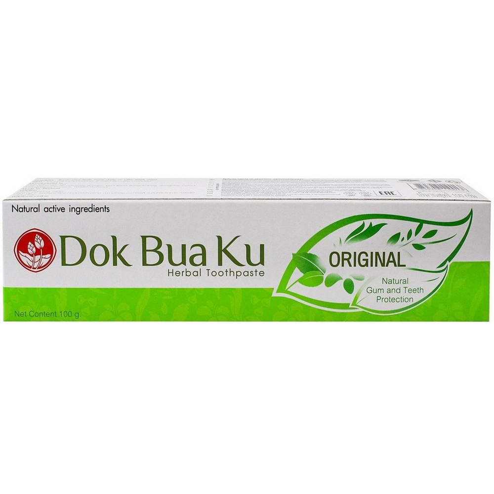 Зубная паста Twin Lotus Dok Bua Ku Original с травами, 100г, 6 штук #1