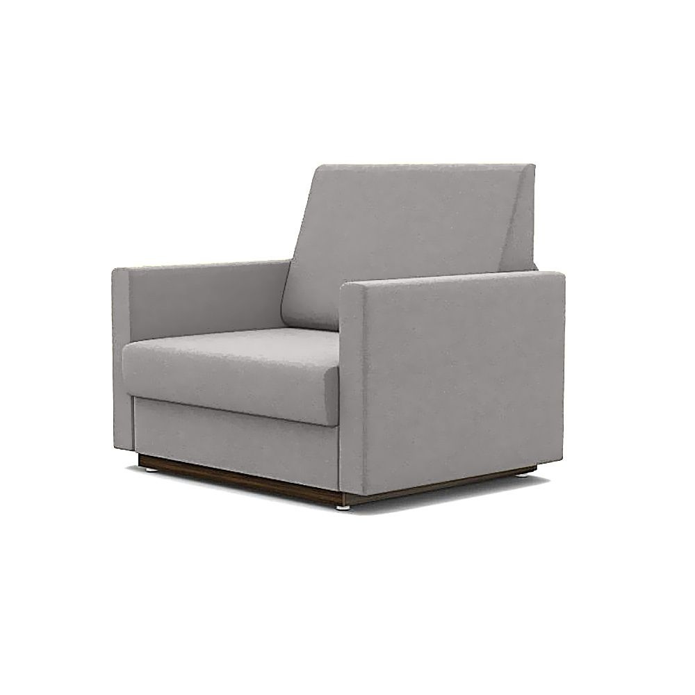 Кресло-кровать Стандарт + ФОКУС- мебельная фабрика 104х80х87 см светло-серый  #1