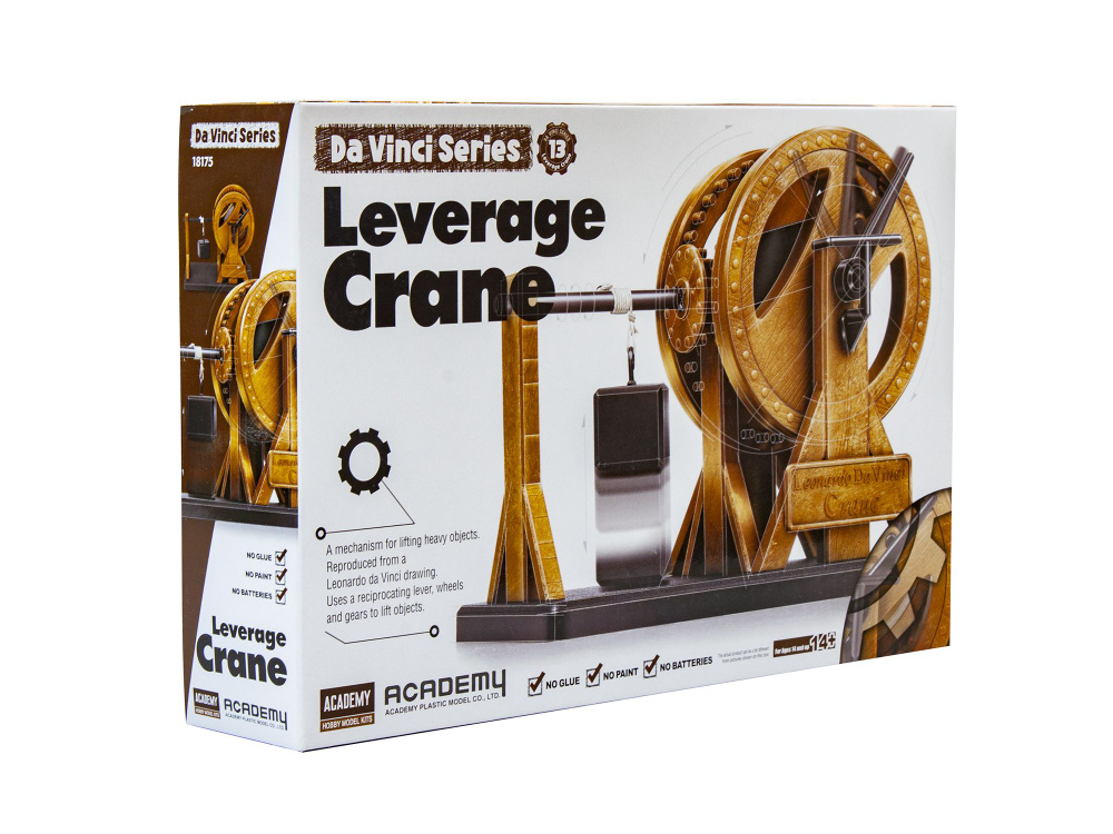 18175 Academy сборная модель подъемного крана Davinci Leverage Crane #1