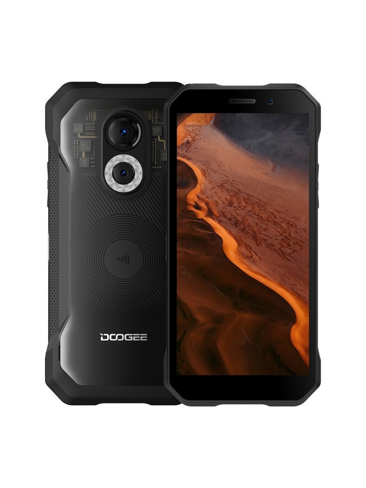 Doogee Смартфон Doogee S61 Pro 8/128 ГБ, черный, прозрачный #1
