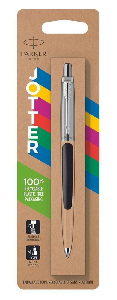 Ручка шариковая Parker Jotter Originals K60, черный, цвет чернил: синий 2096873  #1