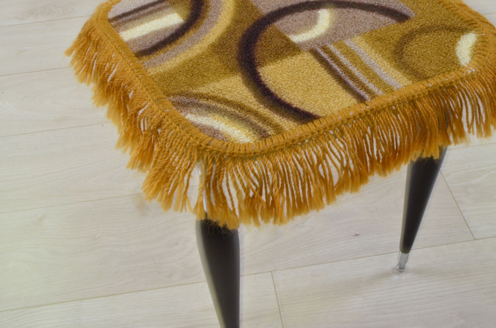 Коврик-подушка на табурет, стул, комплект 4 шт, Нью Соса, 33х33, коричневый, 122478-14186  #1