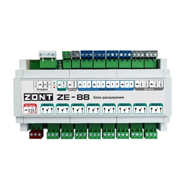 Блок расширения ZE-88 для контроллеров ZONT #1