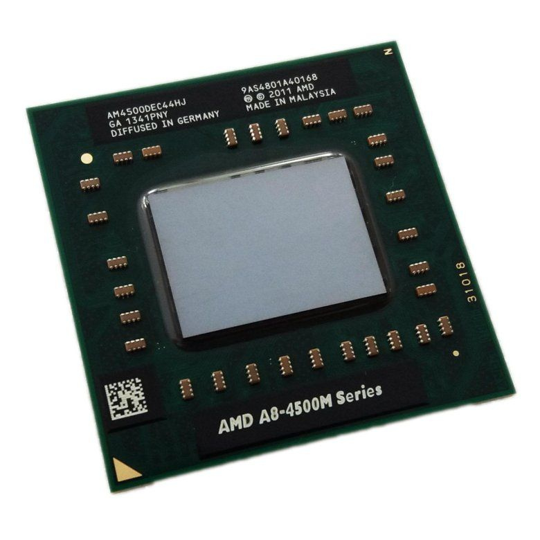 AMD Процессор для ноутбука A8 4500M ( 1,9Ghz, FS1r2, 4Mb, 4C/4T, GPU ) OEM (без кулера)  #1