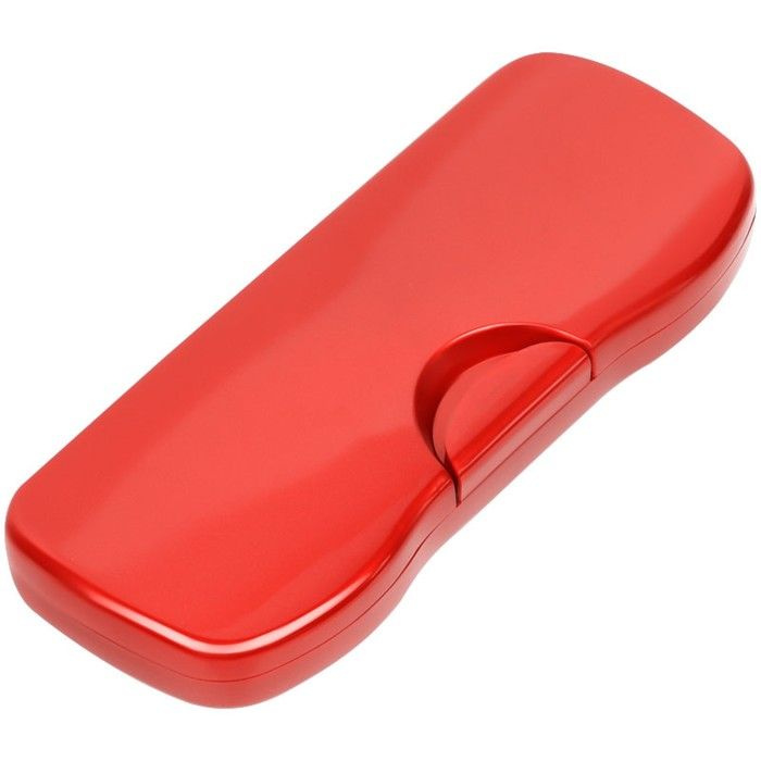 Пенал-футляр Стамм, 204х83х25 мм, пластиковый, красный металлик, 3 штуки в упаковке  #1
