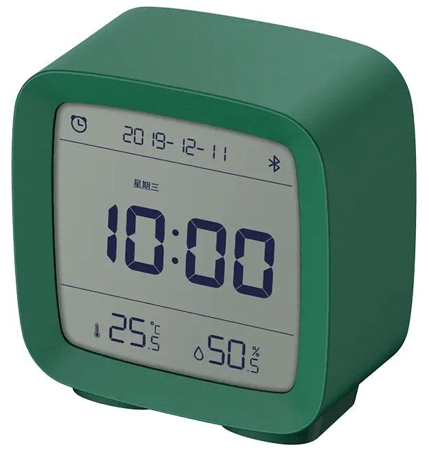 Часы-метеостанция Xiaomi Qingping Bluetooth Alarm Сlock CGD1 Green #1