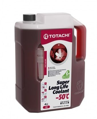 Антифриз красный TOTACHI SUPER LONG LIFE COOLANT Red -50C 4л #1