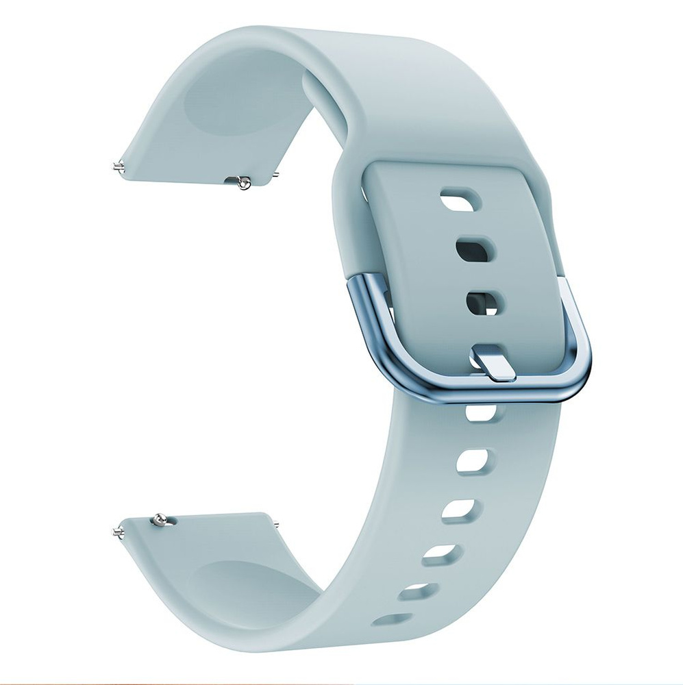 Силиконовый ремешок 20 мм для Huami GTS/Huawei Watch GT2 42мм - небесно-голубой  #1