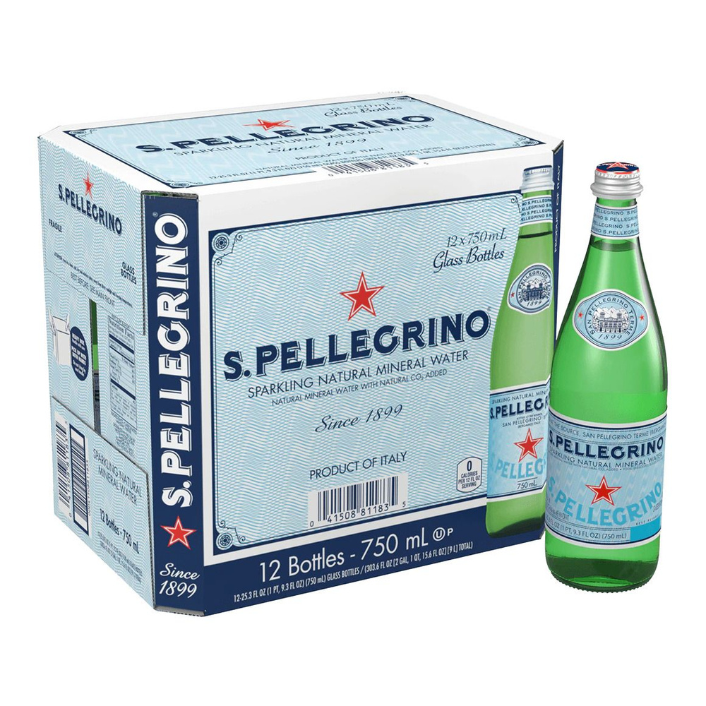 San Pellegrino Вода Минеральная Газированная 750мл. 12шт #1