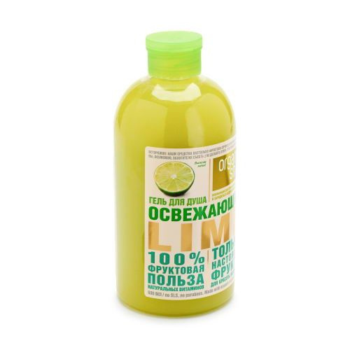 Гель для душа Organic Shop освежающий lime, 500 мл (4680007212697) #1