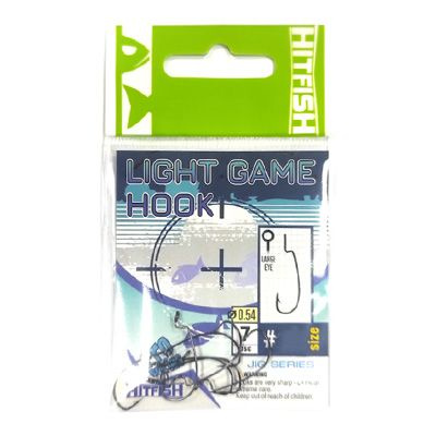 Крючки офсетные HitFish Light Game Hook 12. (7 шт. в упаковке) #1