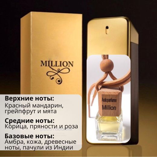 Ароматизатор в машину "Autoparfume" с ароматом "1'Millon" / автопарфюм  #1