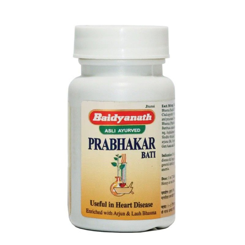 Прабхакар Вати Байдьянат (Prabhakar Bati Baidyanath), 80 таблеток #1