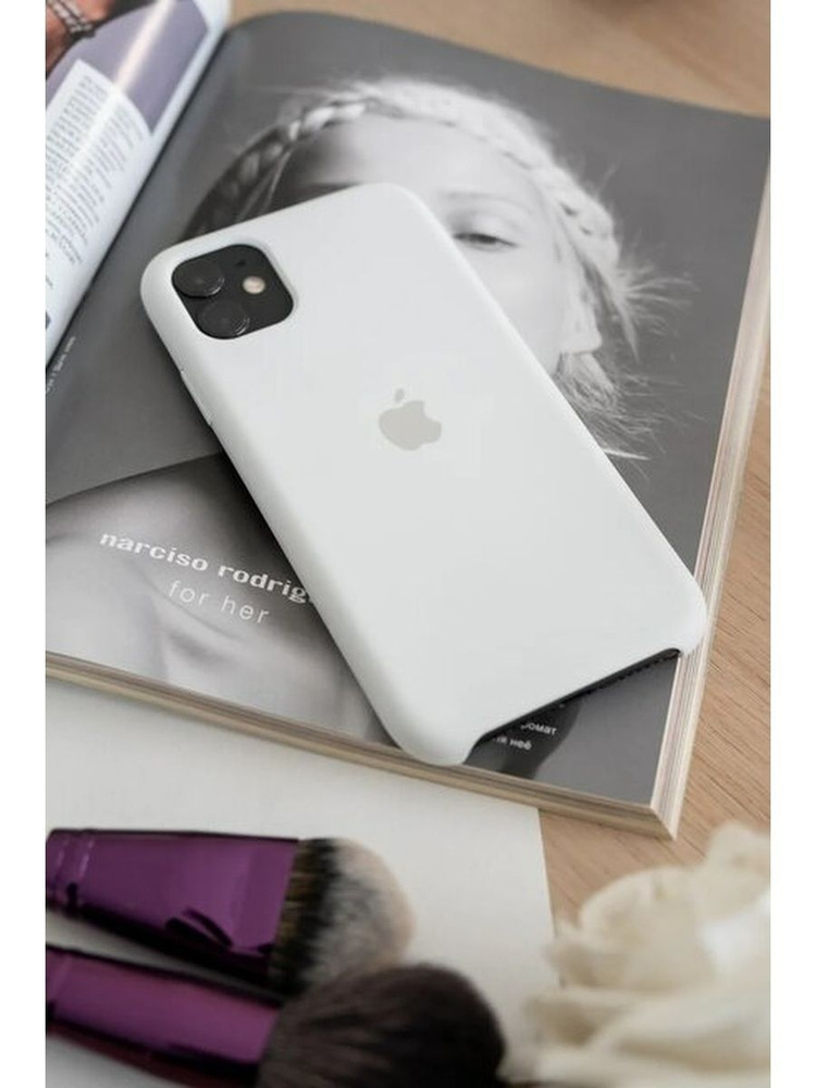 Силиконовый чехол на Айфон 11 с логотипом, чехол на айфон 11, чехол на Iphone 11  #1