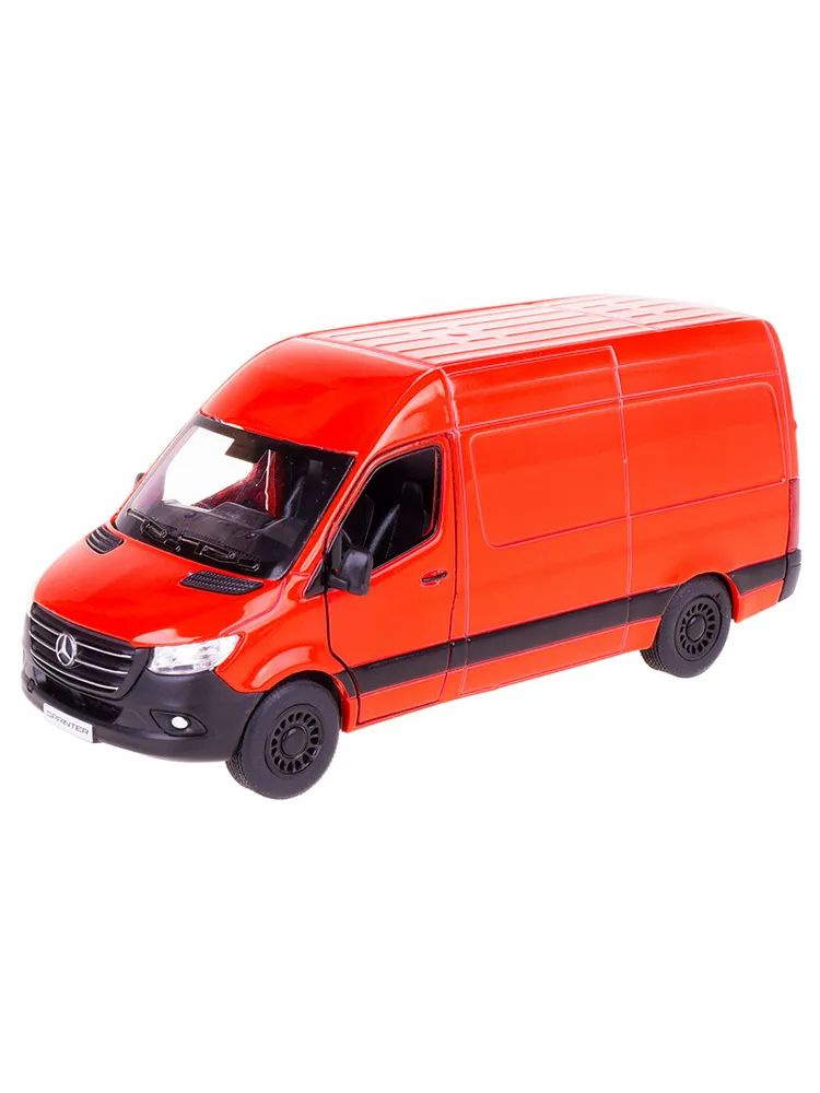 Машинка металлическая инерционная Mercedes-Benz Sprinter KT5426D 1:38 KINSMART  #1