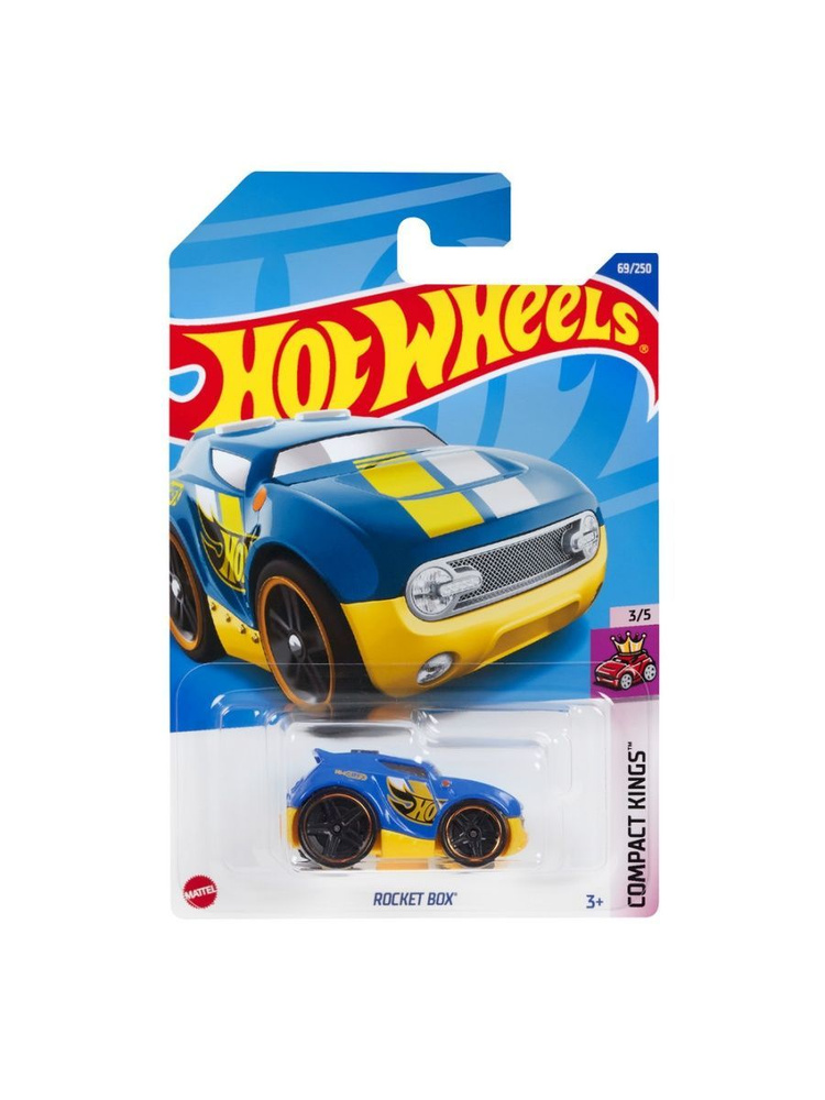 HCX07 Машинка металлическая игрушка Hot Wheels коллекционная модель ROCKET BOX синий  #1