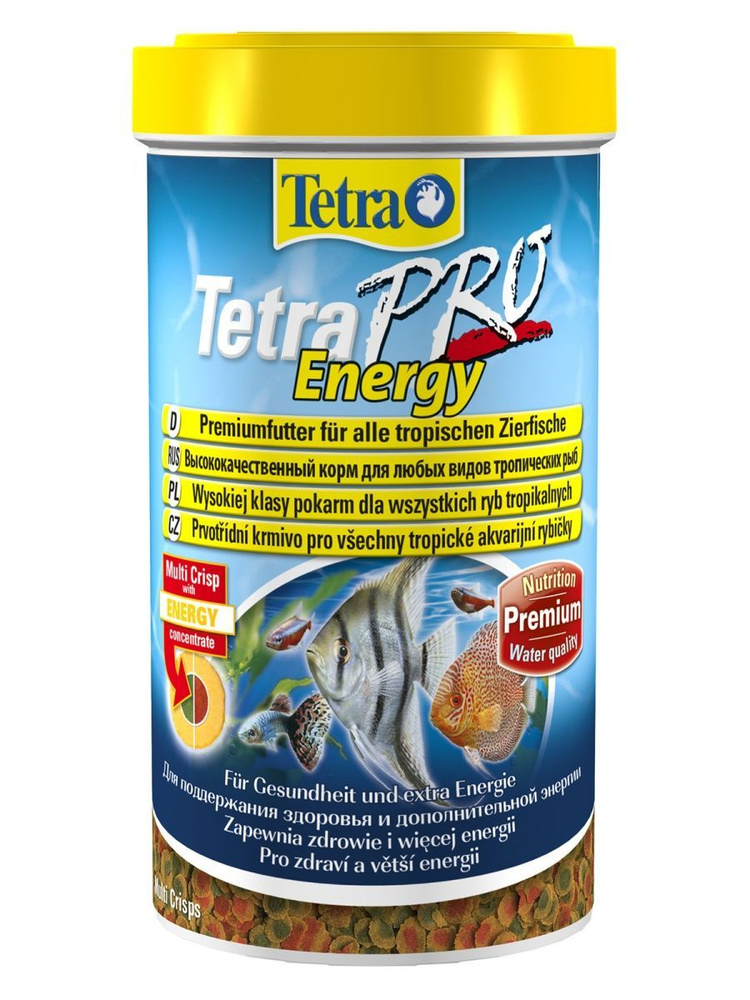 Корм Tetra Pro Energy Crisps чипсы для всех видов рыб для дополнительной энергии, 500 мл  #1