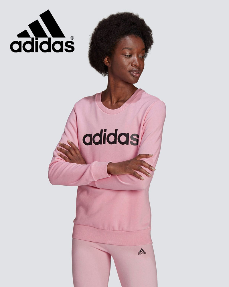 Свитшот adidas W LIN FT SWT #1