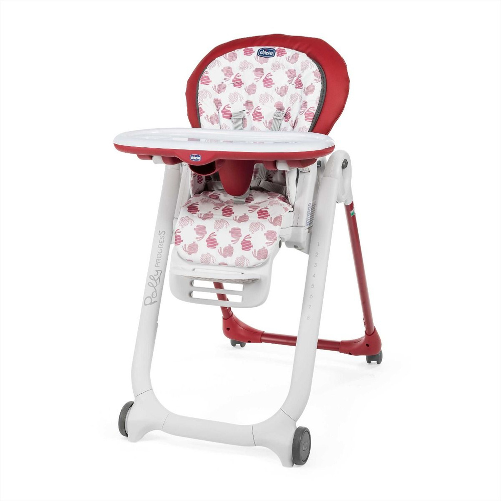 Стульчик для кормления Chicco Polly Progres5 Red #1