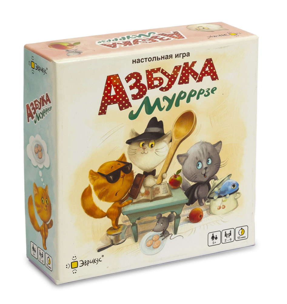 Развивающая настольная игра для детей "Азбука Мурррзе" Эврикус BG-17079  #1