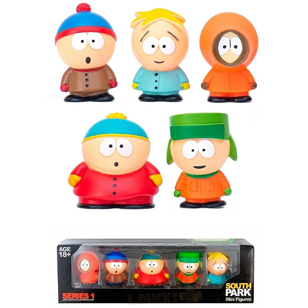 Набор фигурок Южный парк, игрушки South Park 5 шт #1