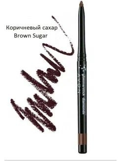 Avon Мерцающий карандаш для глаз Brown Sugar/Коричневый Сахар,0,35гр  #1