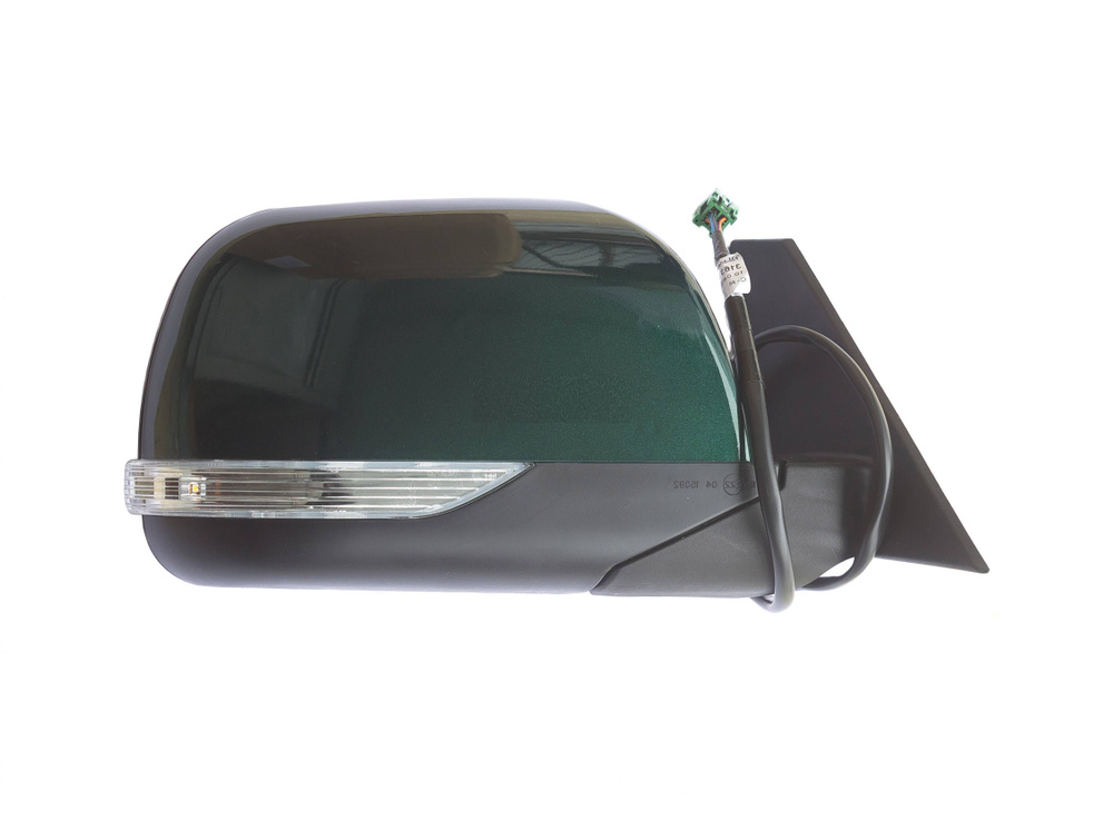 Зеркало УАЗ Патриот правое (Зеленый Амулет АММ) электропривод, подогрев, повтор поворота, наружное, боковое, #1