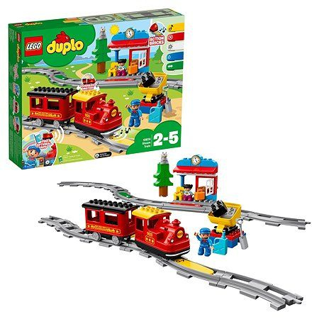 Конструктор LEGO DUPLO Town 10874 Поезд на паровой тяге #1