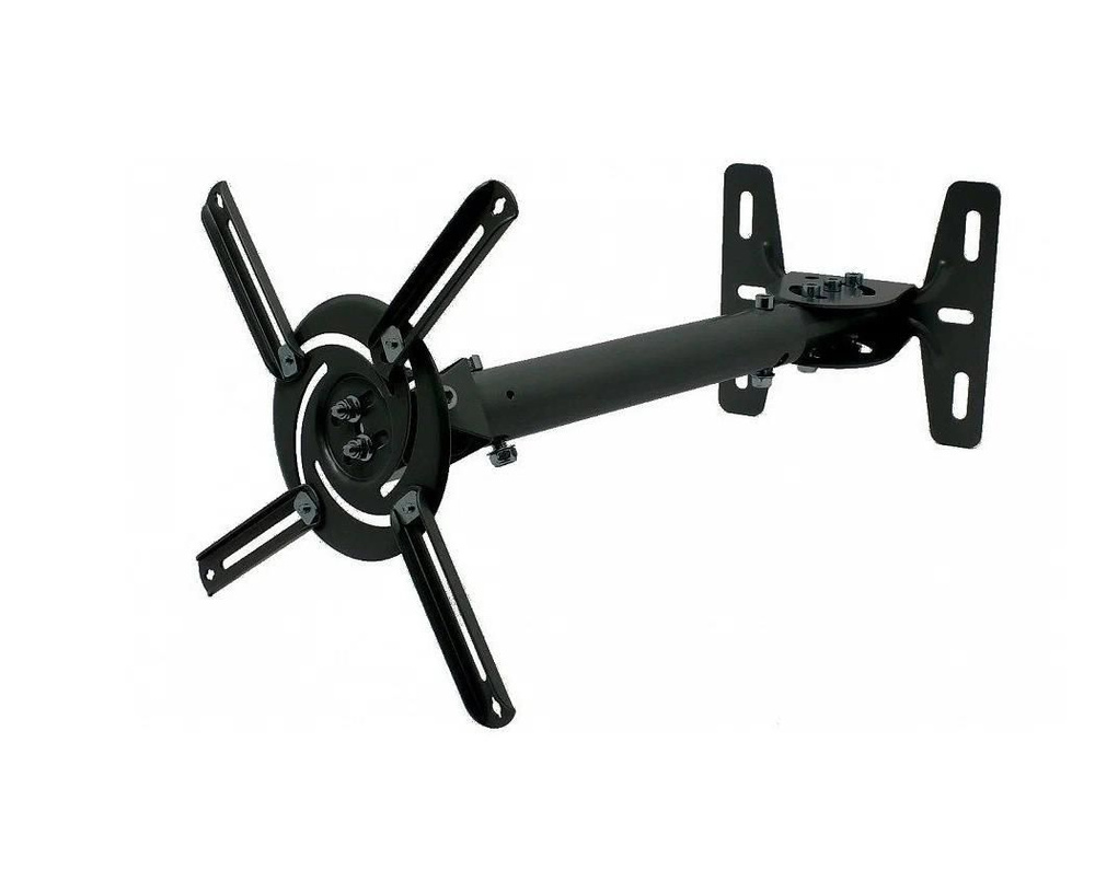 Кронштейн для проектора Wize WPB-B черный, нагрузка 12 кг, потолочный, поворот и наклон (1515271)  #1