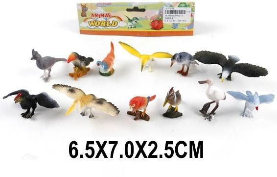 Набор птиц Wild animal, 12 шт, в пакете YW01-3 #1