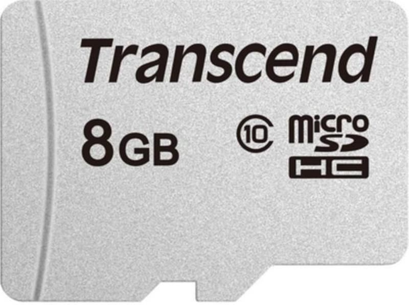 Transcend Карта памяти (Карта памяти MicroSD 8GB Class 10 Transcend TS8GUSD300S)  #1