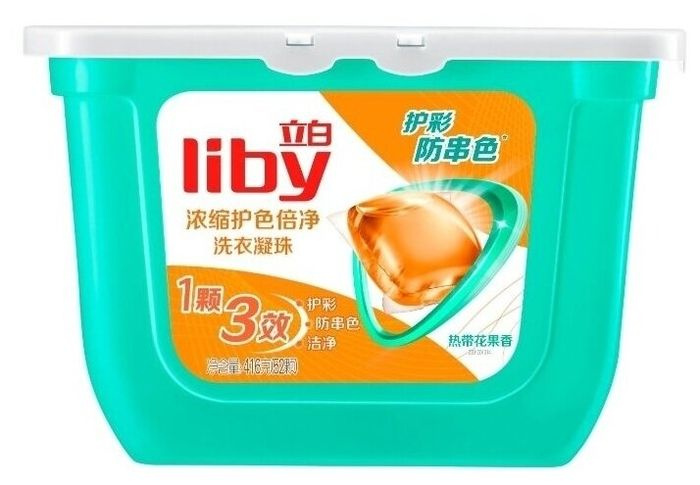 Liby Капсулы для стирки 3 в 1 Color для цветного белья, 52 шт #1