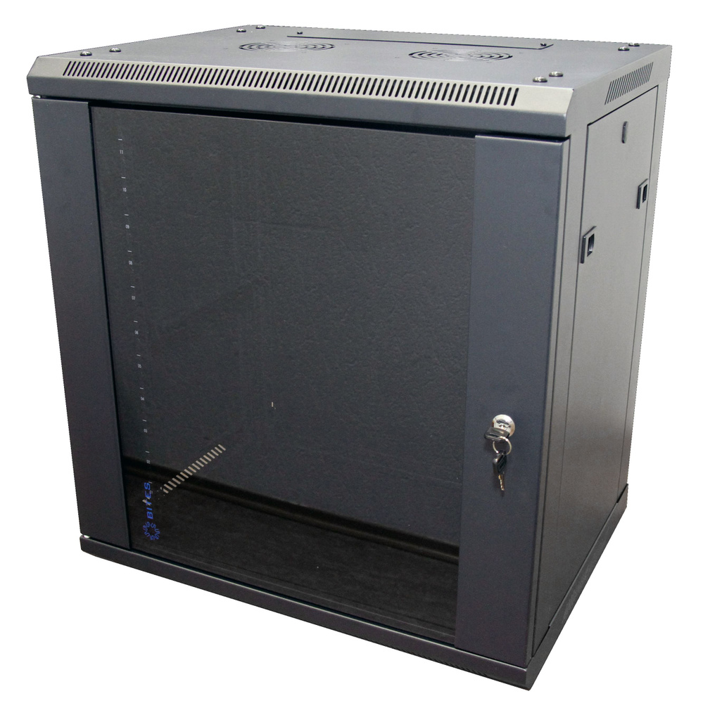 Телекоммуникационный шкаф настенный 5bites TC6401-12B, 12U, 600x450, черный  #1