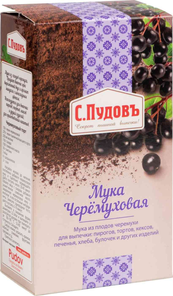 Мука черёмуховая С. Пудовъ, 150 г, 1 шт #1