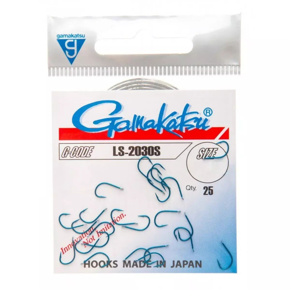 Крючок Gamakatsu Hook LS-2030S Blue №08 #1