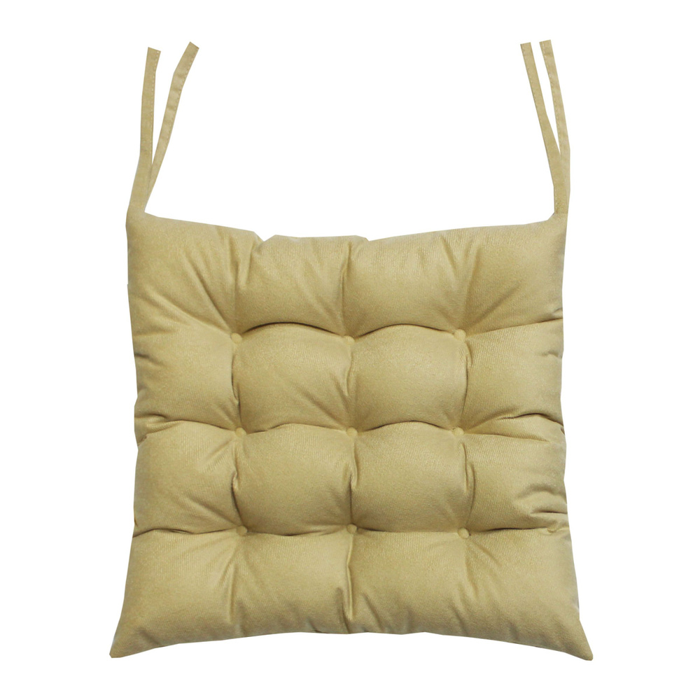 Подушка для сиденья МАТЕХ ARIA LINE 42х42 см. Цвет бежевый, арт. 60-048  #1