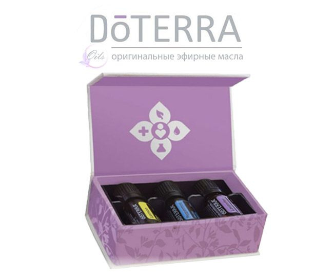 Ознакомительный набор эфирных масел Дотерра, Intro Kit - 3 однокомпонентных масла (лимон (Lemon) 5 мл, #1