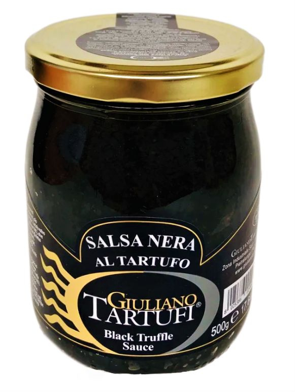 Соус грибной трюфельный (трюфельная паста) с чернилами каракатицы Salsa Nera al Tartufo, Giuliano Tartufi, #1