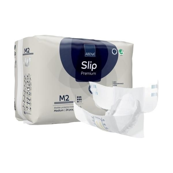 Подгузники для взрослых Abena Slip M2 объем в бедрах 70-100 см 24шт дневные, для лежачих больных, дышащие #1