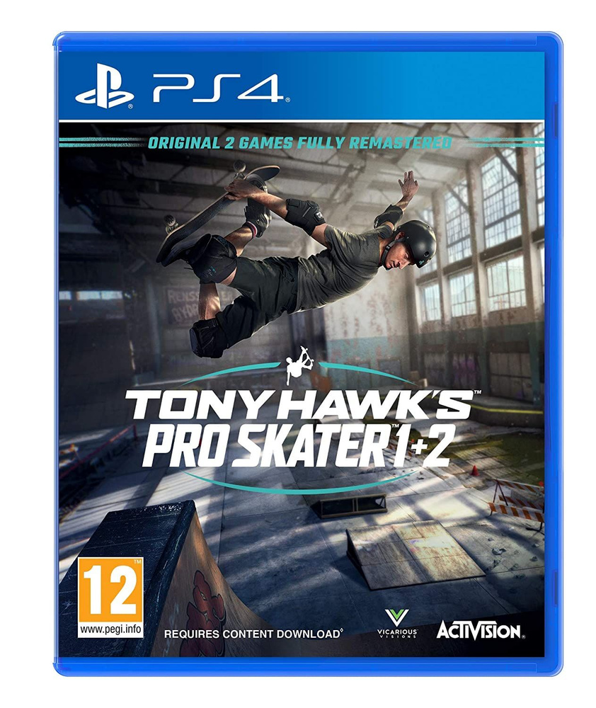 Игра Tony Hawks Pro Skater 1 + 2 (PlayStation 4, Английская версия) #1