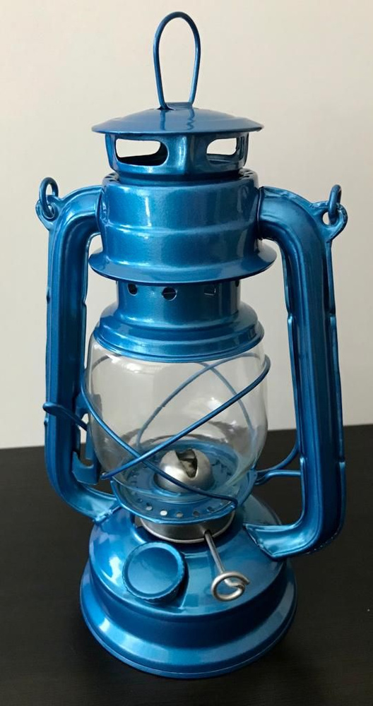Лампа керосиновая со стеклом "Летучая мышь" , 24 см, 300мл #1